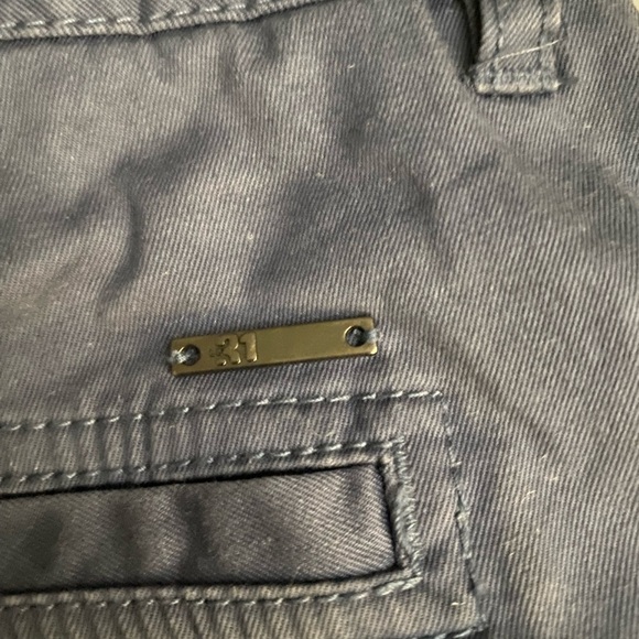 Le 31 Simon’s Exclusives Men's Navy Blue Shorts Size 36 Organic Cotton - Picture 2 of 8